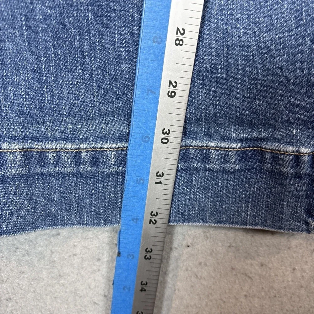 Maurices Wide Leg Jeans Women 10 Blue Women Hi Rise Bohemian